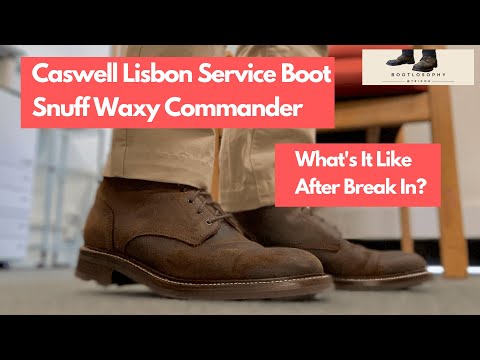 Caswell Lisbon Boots Broken In! (And Comparison to Grant Stone Waxy Tobacco Edward Boots)