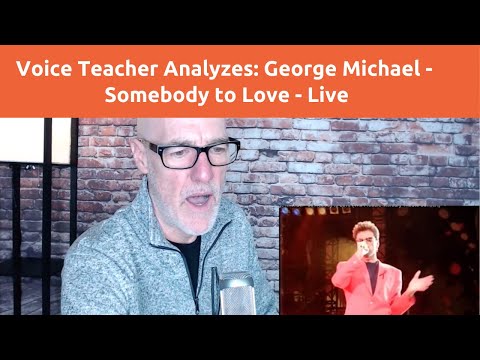 Voice Teacher Reacts and Analyzes George Michael - Somebody to Love