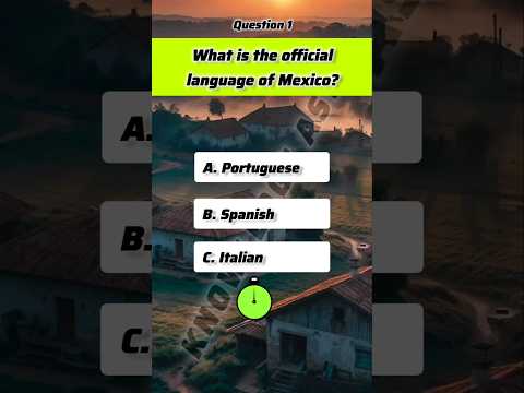 Official language of Mexico? #shorts #ytshorts #gk