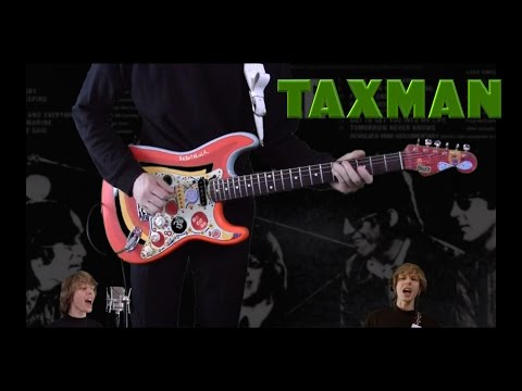 Taxman - The Beatles - Studio Cover on Guitar, Bass, Drums and Vocals Video