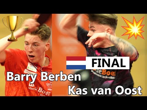 🏆 Finale NK #tafeltennis 2023 | Barry Berben - 🔥 Kas van Oost - Dutch Championships 💥 #tabletennis