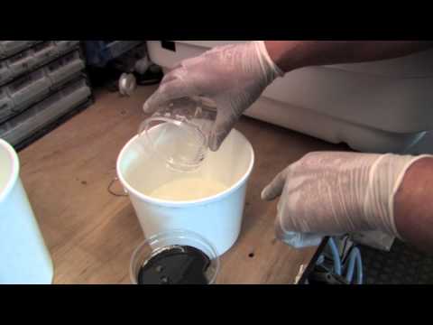 Mixing Polyurethane Foam Liquid