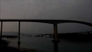 preview picture of video 'Thunder and lightning in Brønnøysund HD'