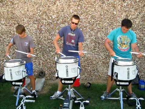 three 2009 Bluecoats snares play their opener