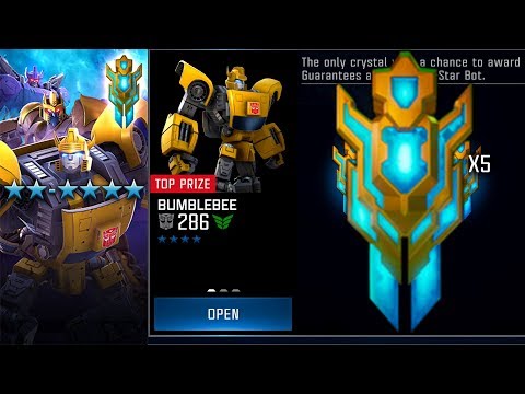 10 x HIVE CRYSTAL OPENING! 4 Star Bumblebee?!?! - TRANSFORMERS : Forged To Fight