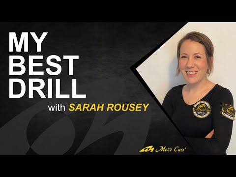 My Best Drill with Sarah Rousey | Pro Pool Lesson | Mezz Cues