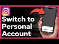 How To Turn Off Professional Account On Instagram