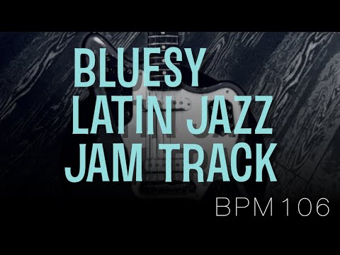 Bluesy Latin Jazz Backing Track (G7)↓Chords