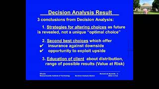 Unit 8: Decision Analysis 1, Video 1: Advantages