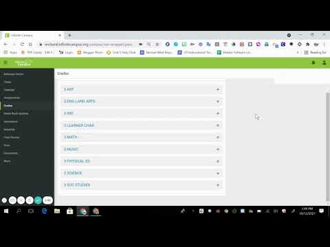 Ic Parent Portal Tutorial Video Elementary Grades