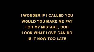 Karaoke Love Power - Dionne Warwick ft  Jeffrey Osborne