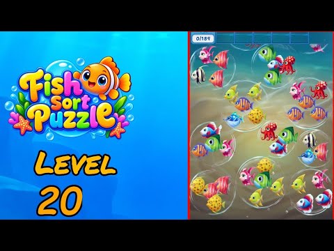 Fish Sort Puzzle Level 20 Walkthrough thumbnail