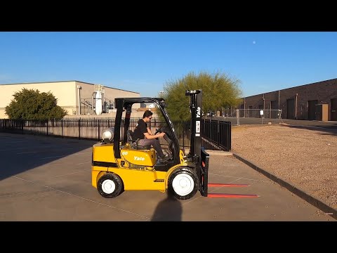YALE GLP060VXEVSE093 6,000lb LP (Propane) #387G - Forklift for Sale
