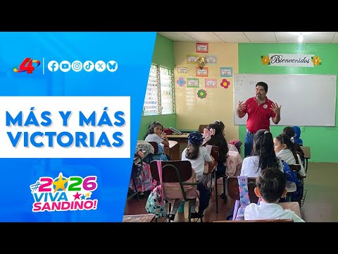 Carazo: inicio del año escolar 2026 ¡Más y Más Victorias! 🏫