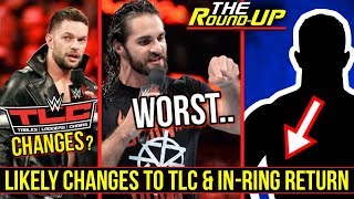 BIG CHANGES TO WWE TLC MAIN EVENT?!, Why RAW Was The WORST, Seth Rollins FAKE News! - The Round Up