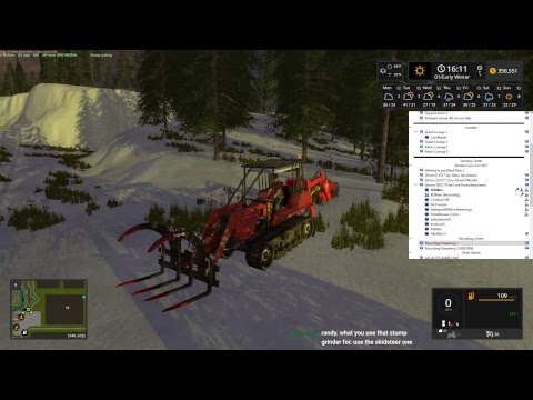 RDAllen Live Farming Simulator 2017 Snetterons Farm Logging 17 08 24 17
