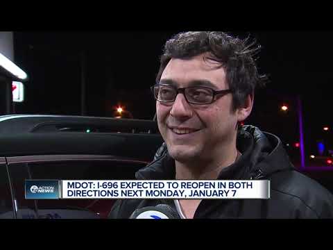 MDOT: Eastbound and westbound I-696 to reopen Jan. 7