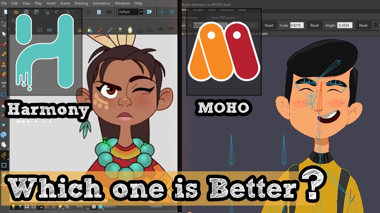 Toon Boom Harmony vs MOHO