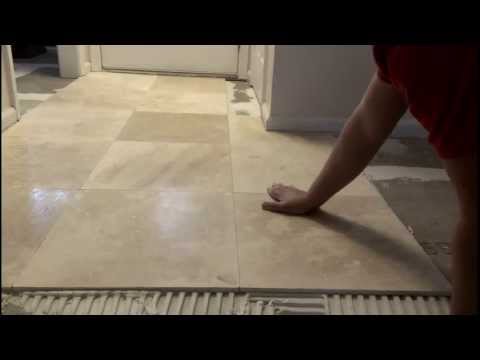 How to install marble tiles