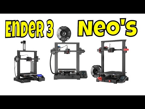 First Look at the Ender 3 Neo 3D Printers