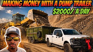 How to Make Money with A Dump Trailer | This Dump Trailer Changed My Life