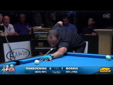 2016 US Open 10-Ball: Shane Van Boening vs Rodney Morris