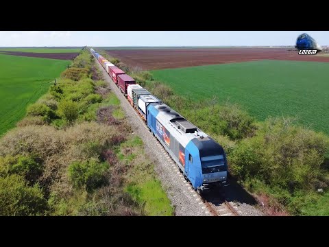 🚁🚆 Siemens Hercules & Tren LTE Intermodal Train spre/to Oradea - 29 April 2022