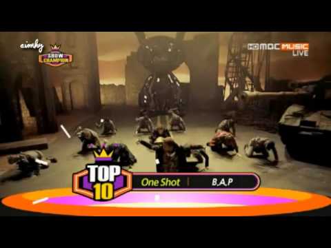 130227 Top 10 B.A.P SHINee Sistar19 CNBlue Huh Gak The One Kim Taewoo Baechigi Rainbow Leessang