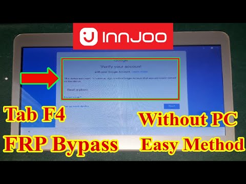 Innjoo Tab F4 FRP Bypass Without PC Easy Method
