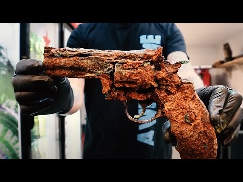 Forgotten Gun Lighter Resurrected from a Lake – COLT Python .357 MAGNUM Restoration!