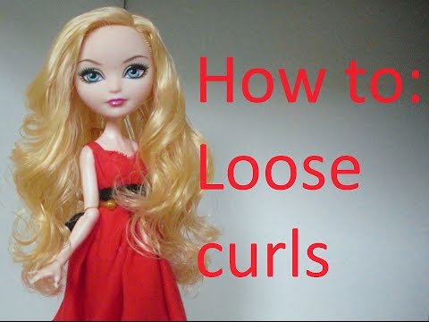 How to: Curl doll hair [Loose curls] (by EahBoy)