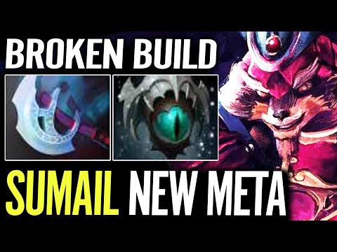 Pangolier NEW Meta Manta Style + Eye of Skadi Insane Game Play by Sumail Dota 2