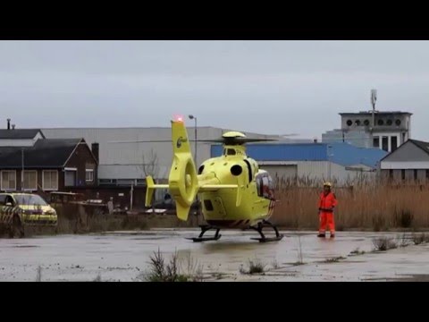 Medewerker Papierverwerker bekneld, Breda 09 01 2016, met traumaheli naar ziekenhuis M