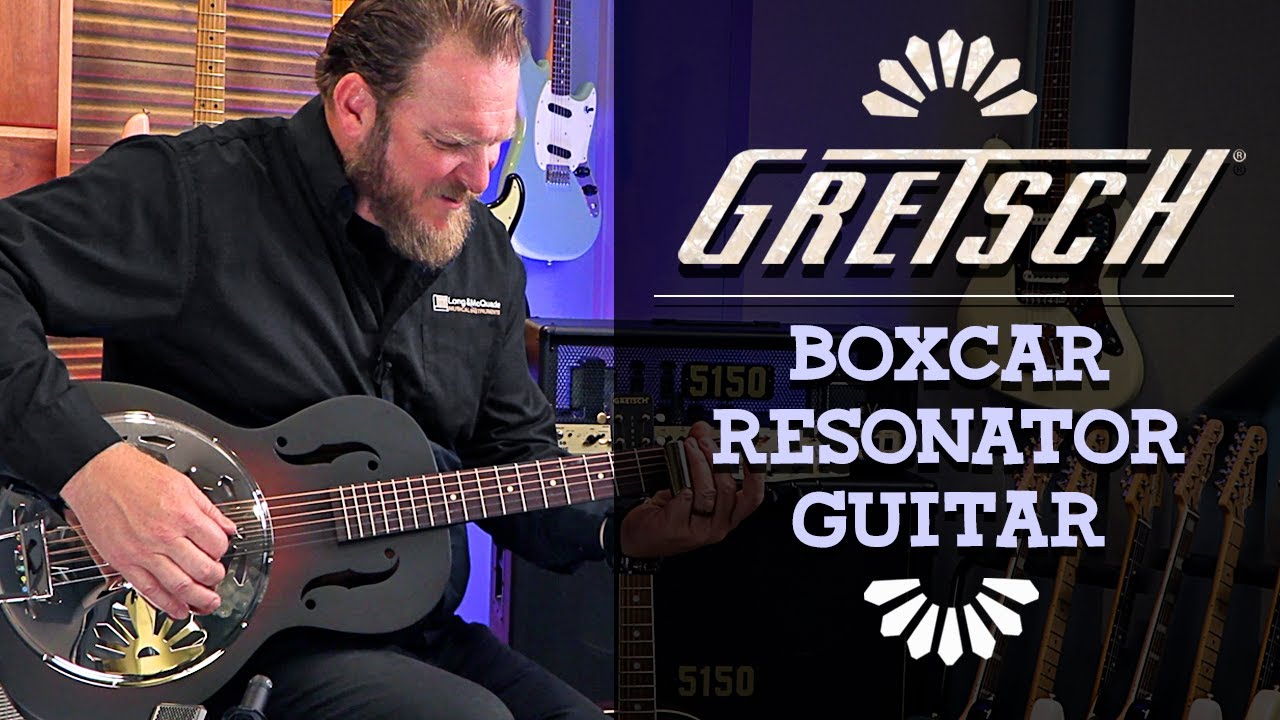 opens link to 1930s Reborn! Gretsch Boxcar Resonator Guitar FSR Review