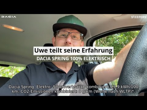 DACIA SPRING | Probefahrt mit Uwe | Dacia Deutschland