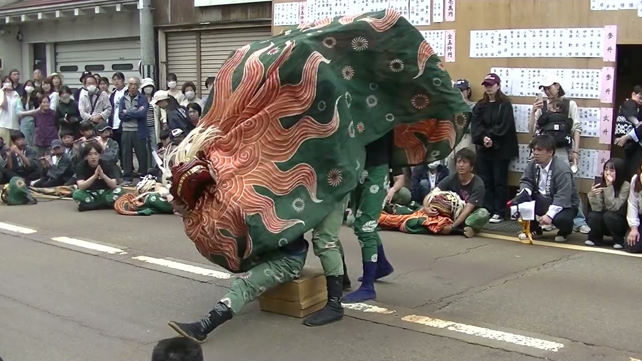 令和六年四月二十日　飛騨古川祭　宮本組獅子舞