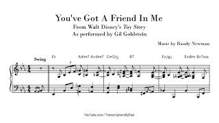Youve Got A Friend In Me - From Disneys Toy Story 