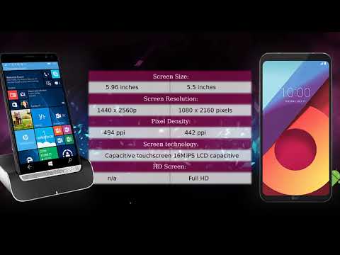 HP Elite X3 with Dock vs LG Q6 - Phone comparison