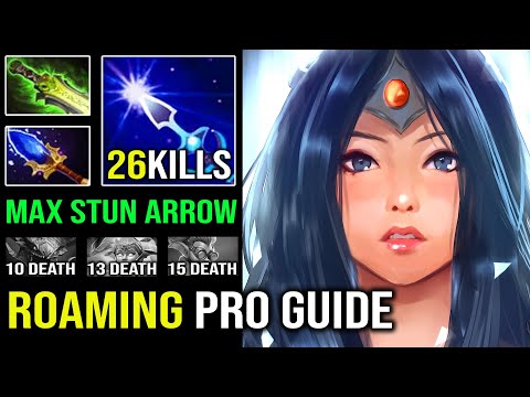 How Pro Roaming Mirana in 7.31 | Predicted Arrow Max Stun Crazy Nonstop Godlike Dota 2