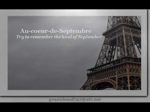 Au Coeur De Septembre (duet with Anaïs) cover