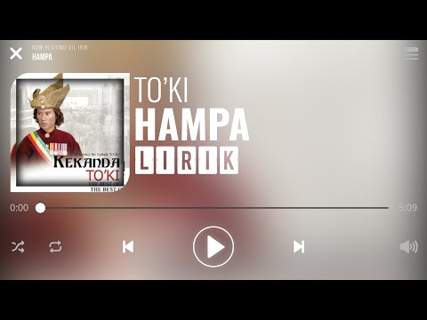 To'Ki - Hampa [Lirik]