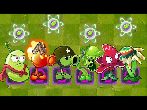 Green Plants & Red Plants Vs 70 ZCorp HelpDesk Zombie - PvZ 2 Discovery