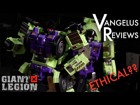 Mecha Invasion GLA-01 Loader & GLA-02 Mixer - Vangelus Review 464-A