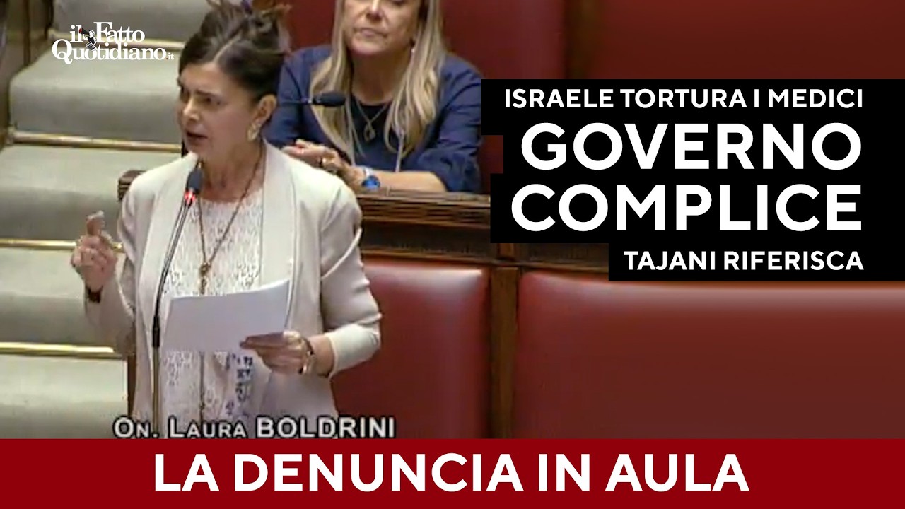 “Un pediatra torturato nelle carceri israeliane”: Boldrini e Grimaldi scuotono la Camera