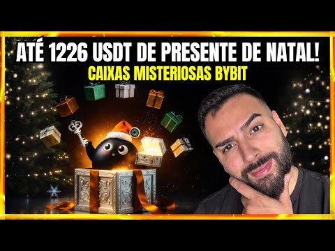 Natal da Bybit Card pode pagar até 1.226 USDT abrindo caixas misteriosas