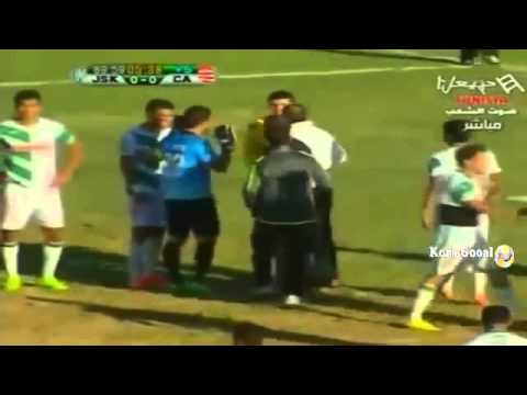 JS Kairouan vs Club Africain 0 1 BUT COMPLET شجار كبير بين الاعبين شبيبة القيروان والحكم مباراة