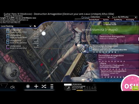 armaggedon 86.6% (95% 270bpm part)