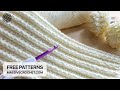 FAST & EASY Crochet Pattern For Beginners! ⚡️ 🥰 GORGEOUS Crochet Stitch for Blanket, Scarf & Hat