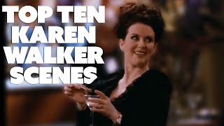 The Top Ten Karen Walker Scenes RANKED | Will &amp; Grace | Comedy Bites