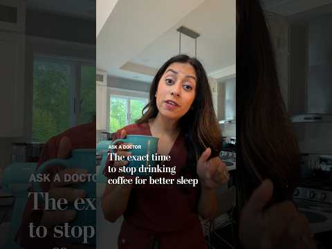 The exact time to stop drinking coffee for better sleep